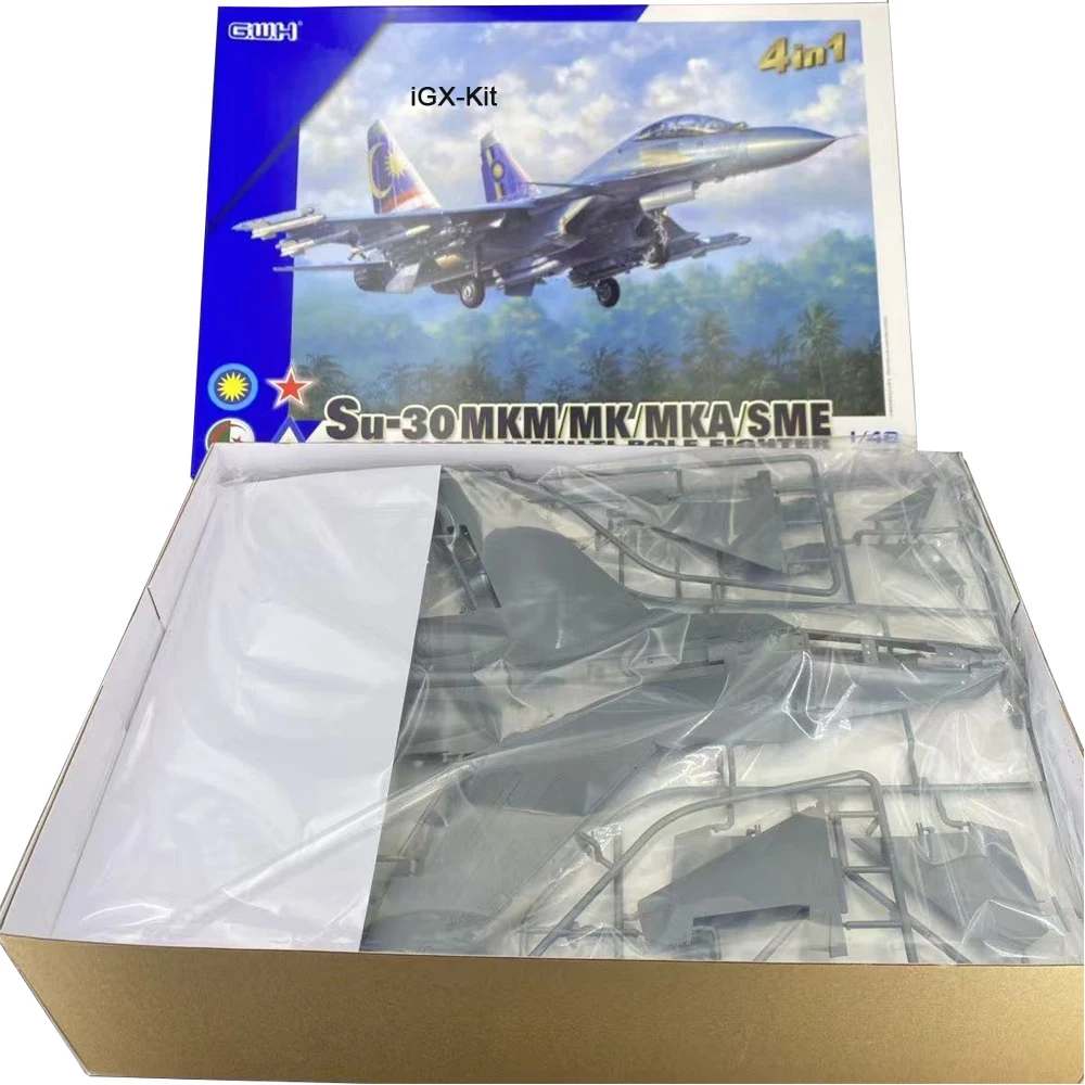 Great Wall L4831 1:48 Scale SU30 SU-30 Su-30MKM/MK/MKA/SME Flanker H Fighter Aircraft Plane Plastic Assembly Model Building Kit