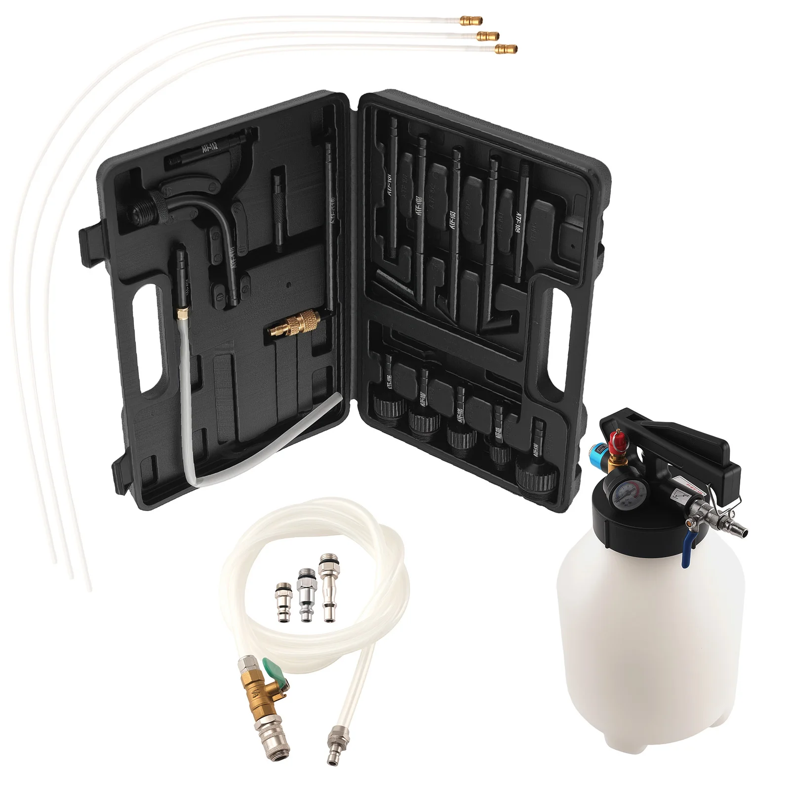 6L Pneumatisches Getriebe-Ölfüll- und Austauschpumpenwerkzeug mit ATF-Adapter