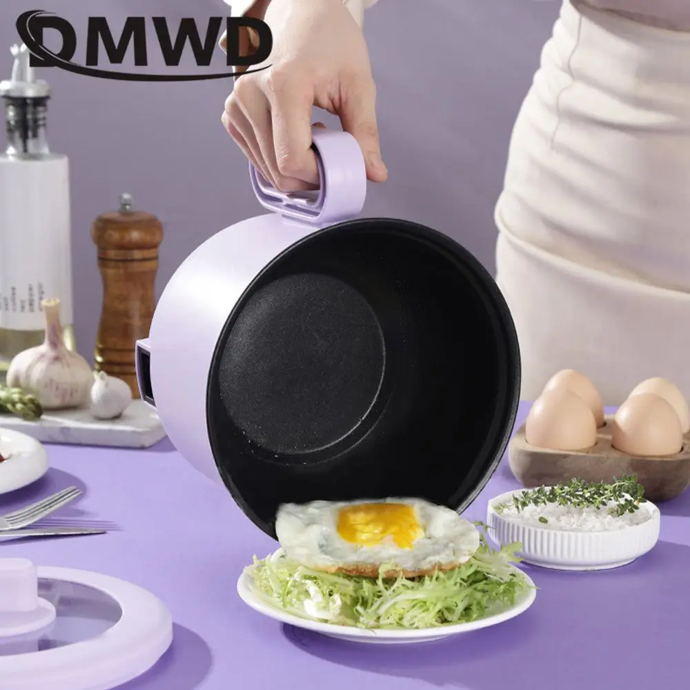 DMWD 1.5L Multicooker เครื่องทําอาหารไฟฟ้าหม้อร้อนอาหาร Steamer ก๋วยเตี๋ยวโจ๊กซุปหม้อหุงข้าวอาหารเช้า Maker Non-Stick 220V