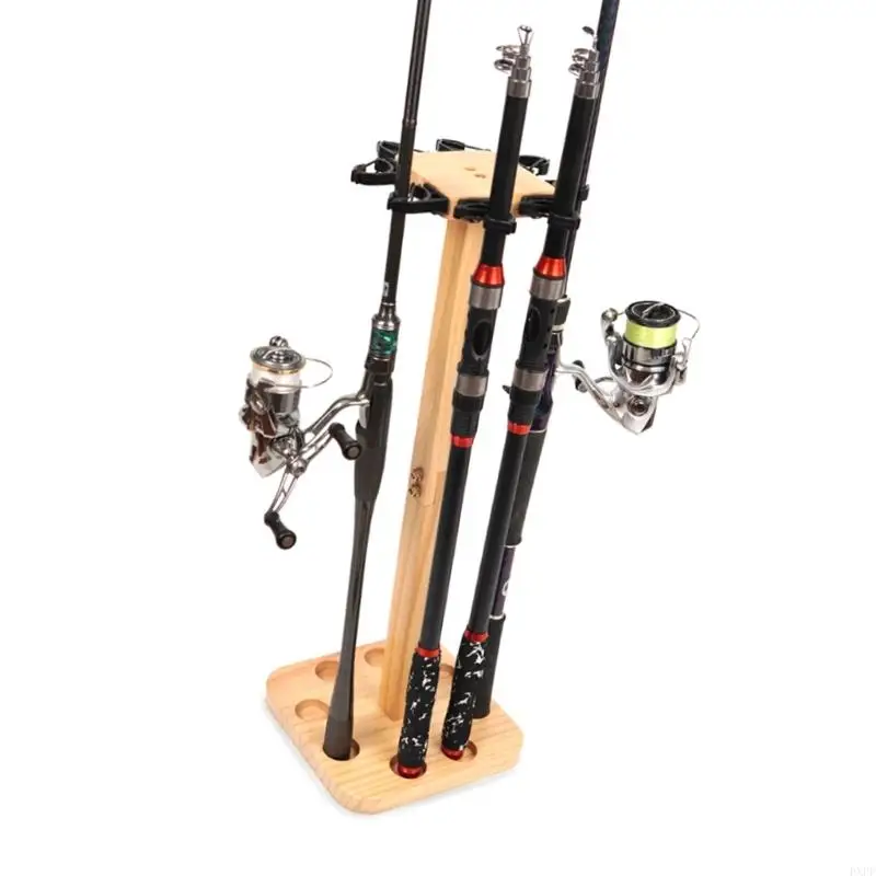 PXPF Floor Stand Fishing Rod Racks Vertical Storage Holder Fishing Rod Rack Holds 8/14 Rod Equipment Organizers