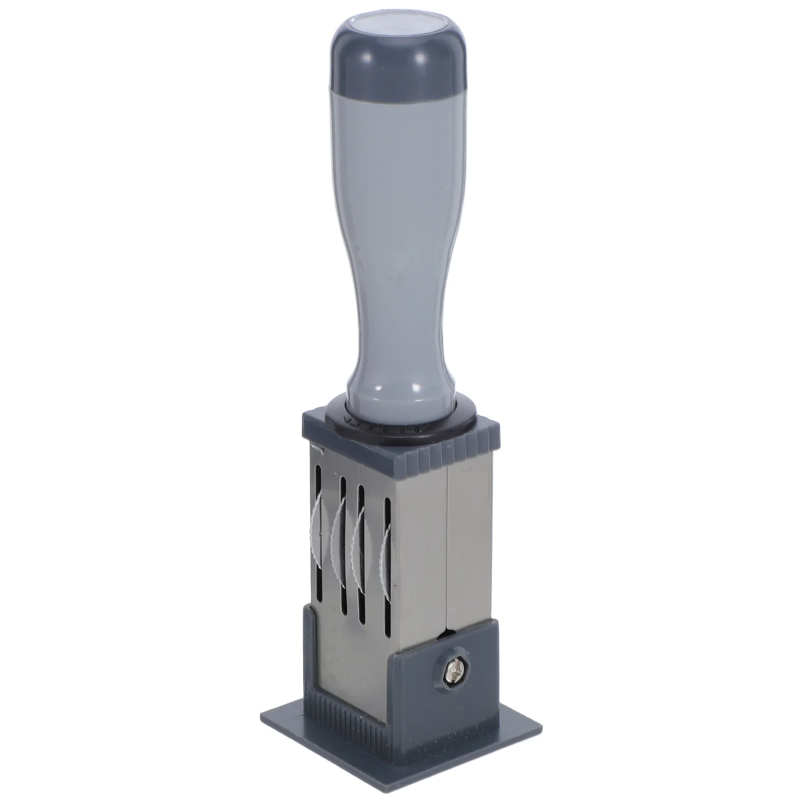 Mini Self-Inking Handheld Date Stamp Rolling Stamper Portable for Office Documents Labels Signature Day Number Marking