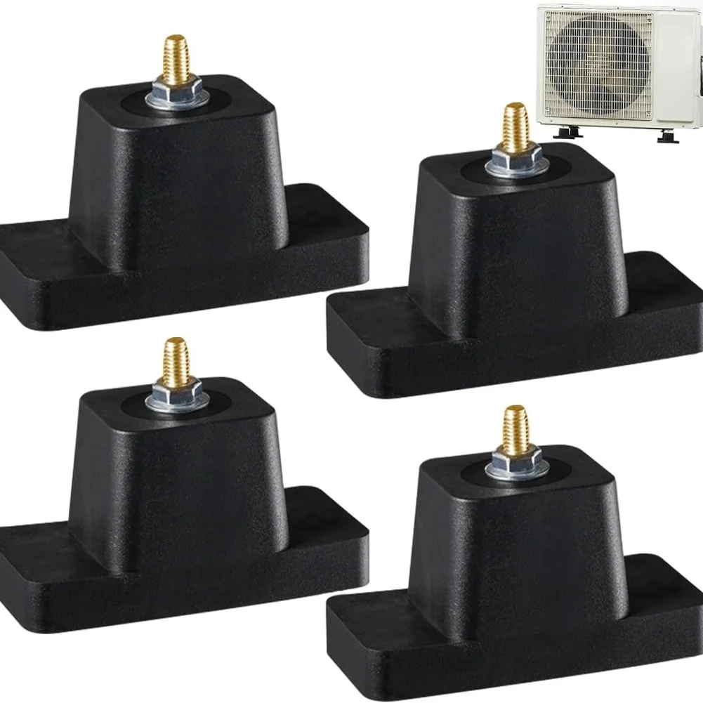 

4-пакет резинового виброизолятора, антивибрационный монтажный кронштейн для кондиционера, детали инструментов для обустройства дома