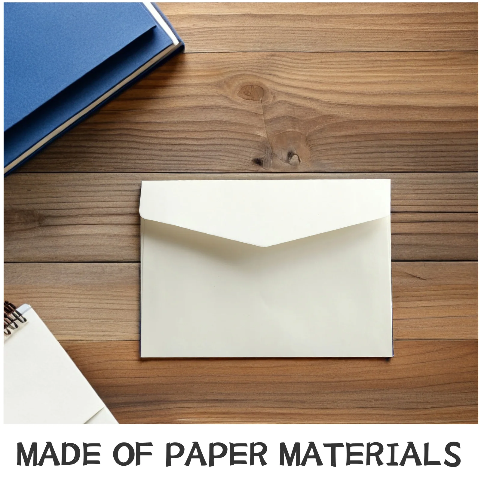 100 Stück Business-Briefumschläge, verdickte leere Geldbeutel, einfache Geschenkkarten-Papierumschläge für den Heimgebrauch