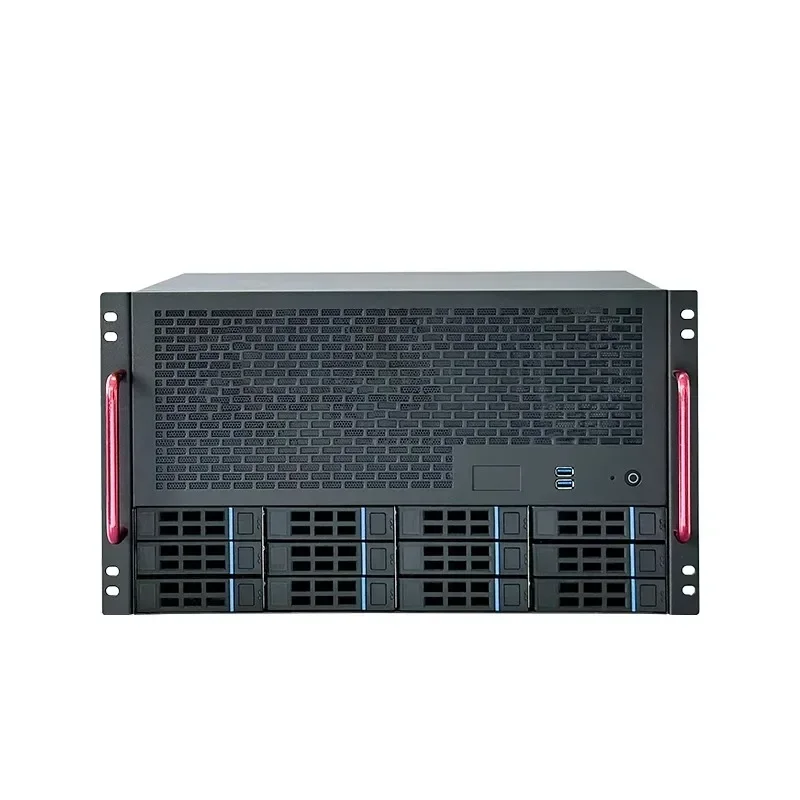 Upgrade 12 Disk NAS Chassis ATX Motherboard ATX Power Supply 8 Full Height Slots For Enterprise Household