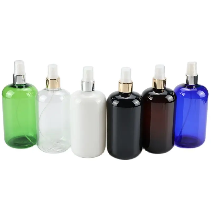 500ML X 10 Multicolor PET Hairdressing Spray Bottles Refillable Haircut Hair Salon Water Mist Sprayer Barber Styling Containers