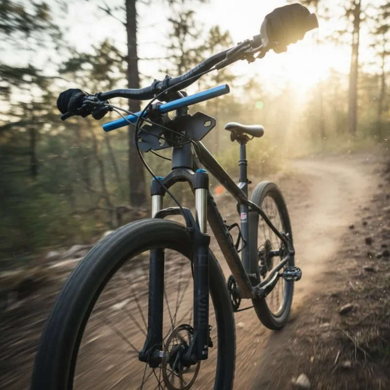 

Rear Fork Mount Rack Display Stand Carrier Storage For Road And Mountain Bikes Adjustable Height QR Thru Axle Compatible