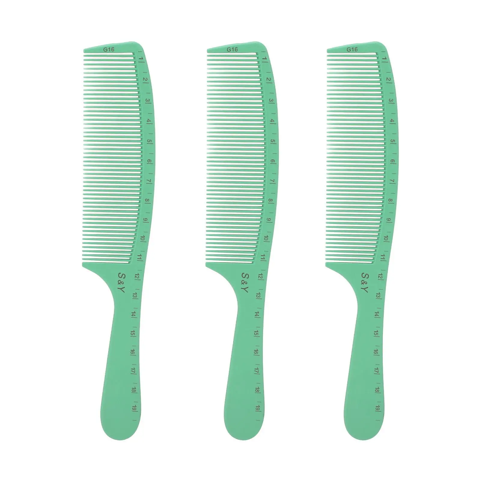 Portable Detangling Comb with Comfortable Handle - Anti-Static Strong ABS Hair Styling Tool for family Use