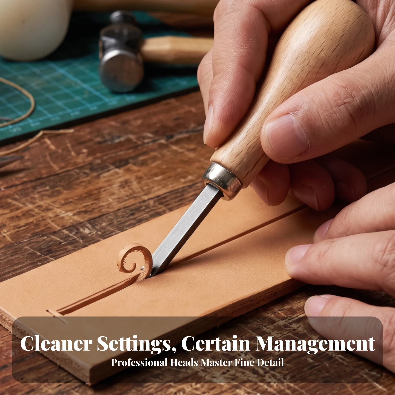 Hand Engraving Tool Ergonomic Jewelry Inlay Tool Carving Implement with Wooden Handle Long-Lasting Rust-Resistant for Jewelers