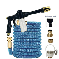 Garden Expansion Tpe Magic Water Pipe, High-Pressure Regulating Foam Water Gun, Used For Garden Irrigation And Car Washing