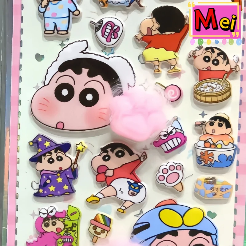 4 pezzi carino Xiaoxin palla antistress adesivi di decompressione del fumetto anime 3d manuali carini e divertenti materiali decorativi adesivi regali