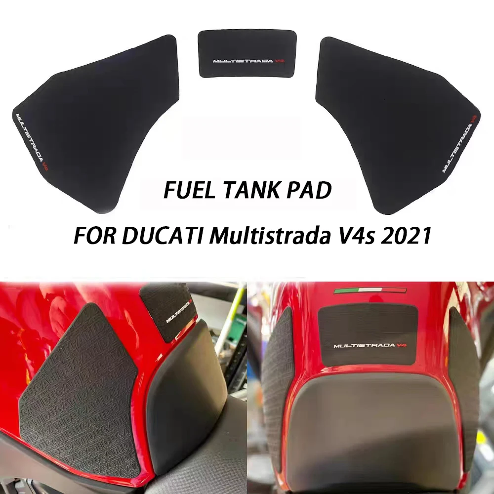 

FOR DUCATI Multistrada V4 S V4S 2021 2022 Motorcycle Modified Waterproof Anti-skid Side Fuel Tank Pad Sticker Rubber Sticker