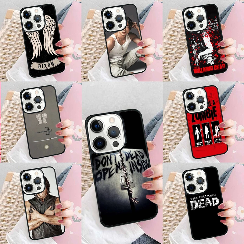 the walking dead hero Phone Case Cover for iPhone 16 Promax 15 Pro 13 14 Plus 11 12 Mini XR XS MAX Coque