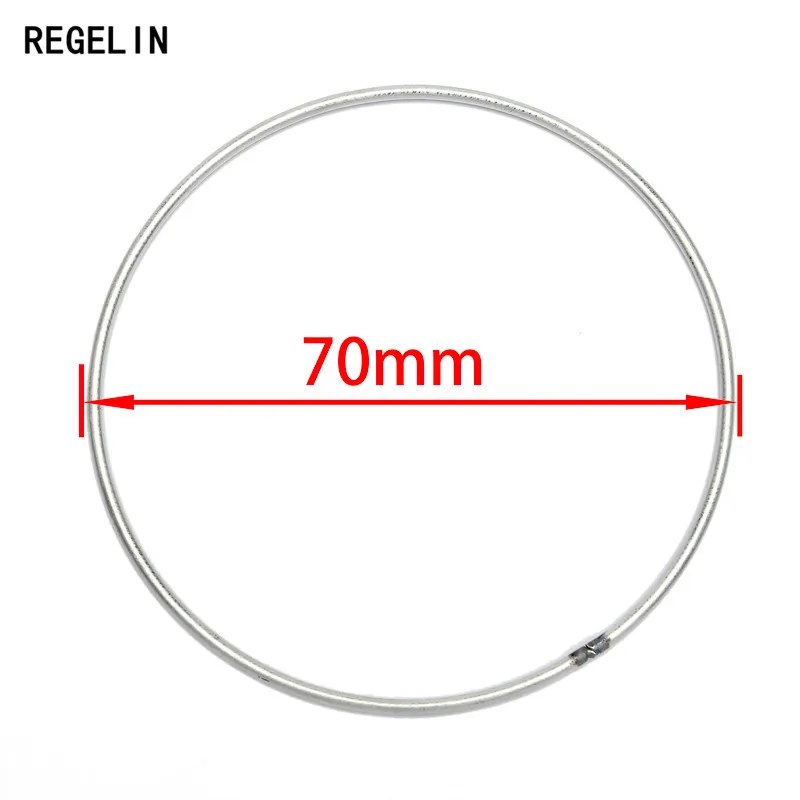 REGELIN Dream Catcher Reve Cirkel Ringen Bevindingen Opknoping Ronde cercle metalen giet attrape reve Netto Sieraden DIY 10 pcs 35 -200mm