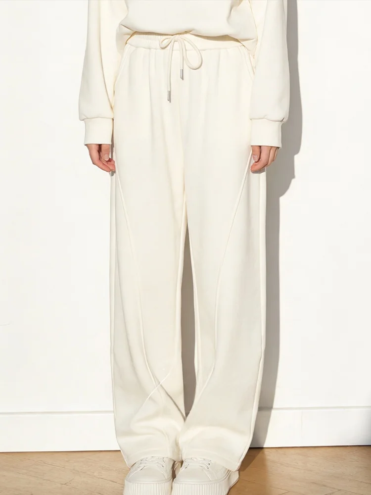 

Five Seasons Home Spring 2026 plus Size Drapey Straight Leg Slimming Fce Wide Leg Pants Casual Sle High Waist Trousers