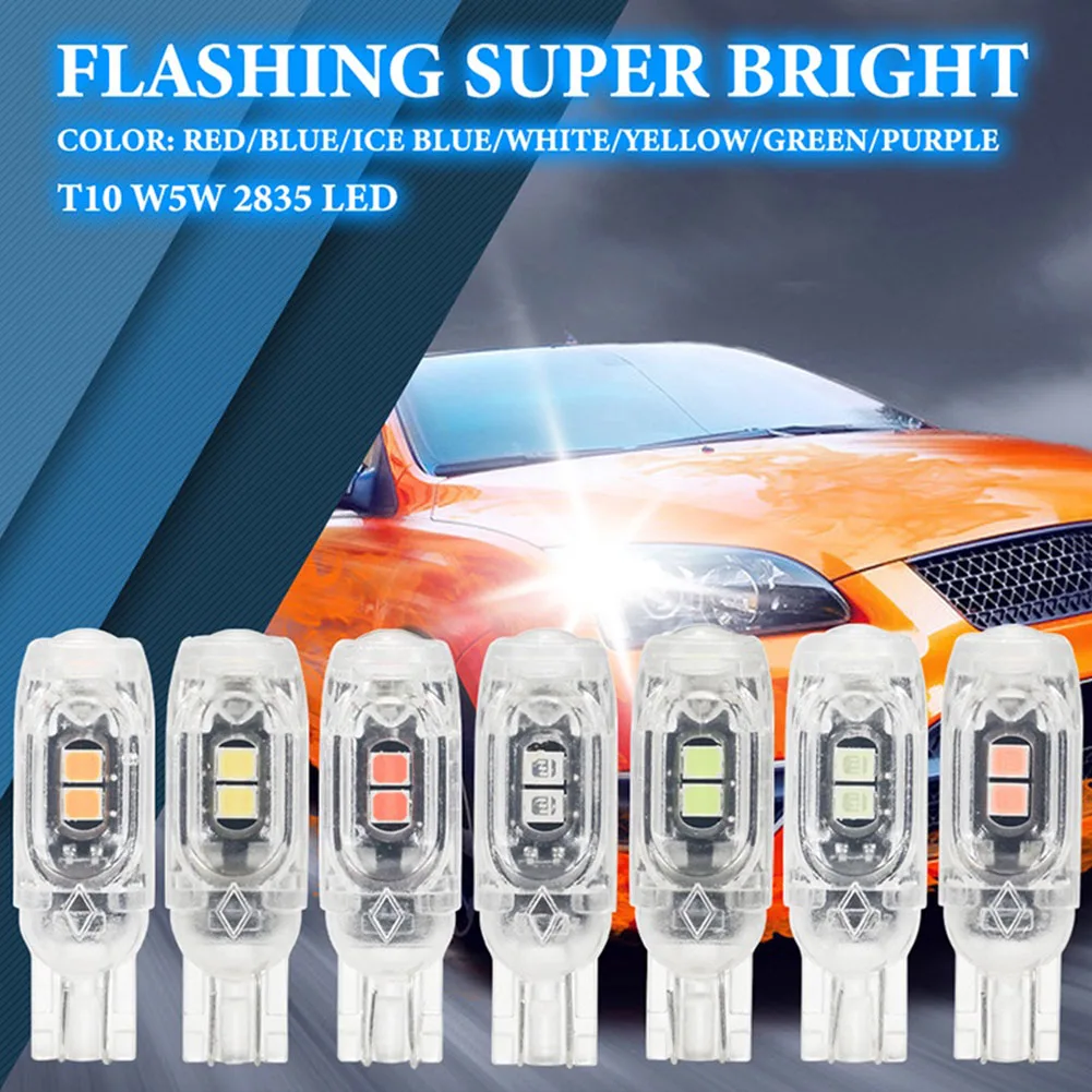 

1pcs 12V T10 LED Bulb Car Signal Lamp Clearance Light Daytime PlatQe Light Car Interior Light Reading Door License Plate Lamp