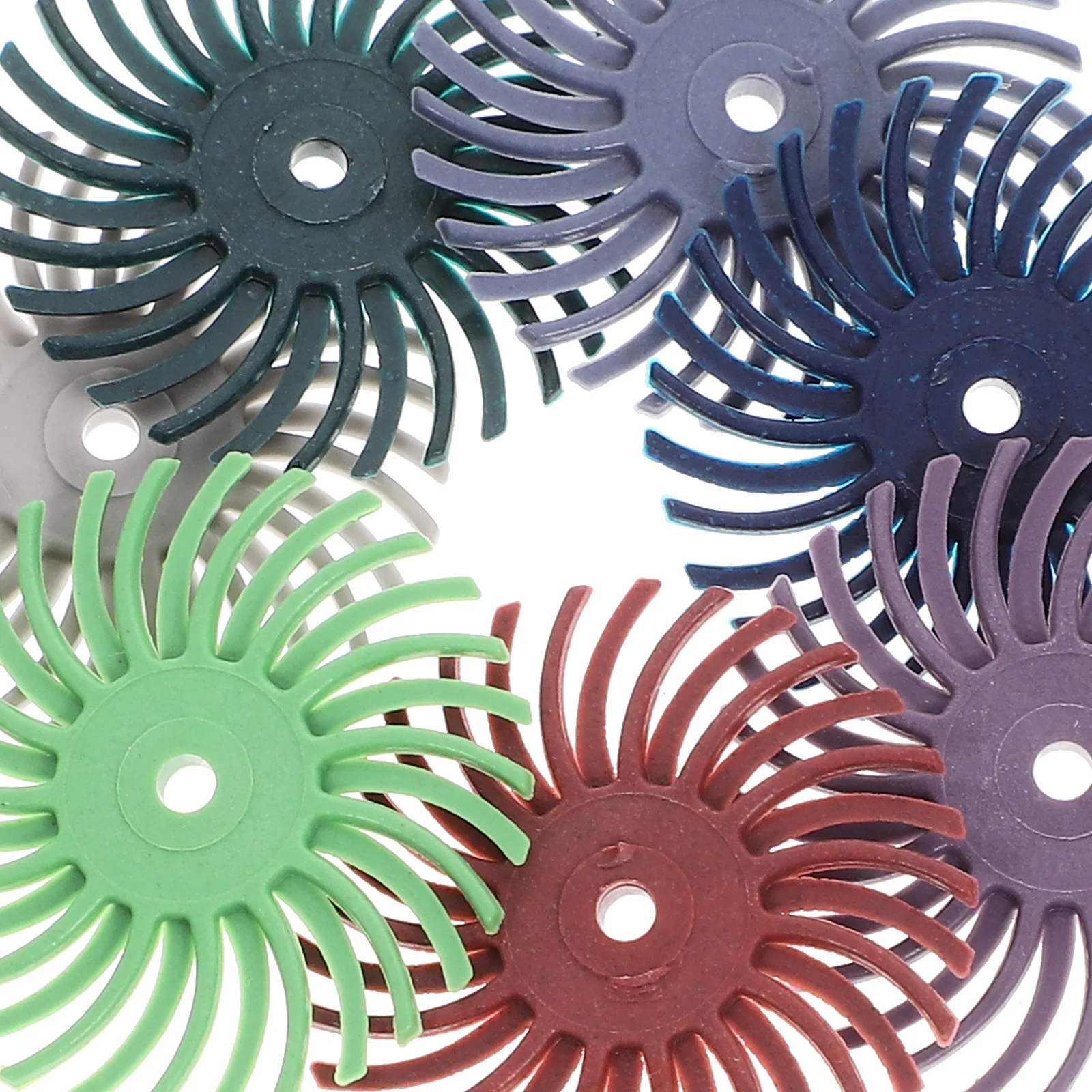 

1 set 1 Set Radial Discs Abrasive Polishing Bristle Discs For Wood Metal Plastic Surface Sanding Rotary Tool Attachments