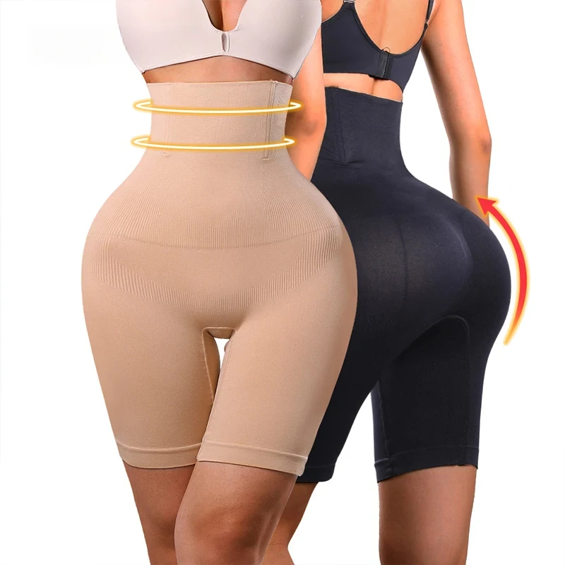 

Control Panties High Waist Short Faja Body Shapewear Women Slim Pants Spandex Tummy Shaper XS Size Breathable Butt Lif