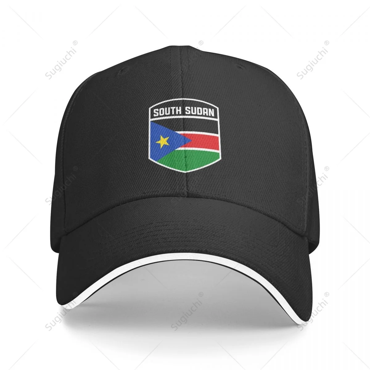 Multifunction South Sudan Flag Shield Sandwich Baseball Cap Men Sports Casual Caps Golf Hat Fishing Outdoors