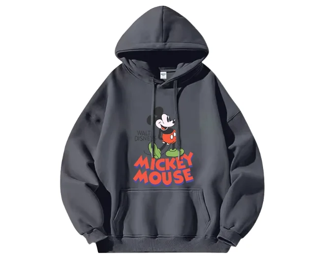 Disney Mickey Mouse Bedruckter Kapuzenpullover Damenbekleidung Herbst und Winter Trendige Marke Mickey Cartoon Animation Peripheriekleidung