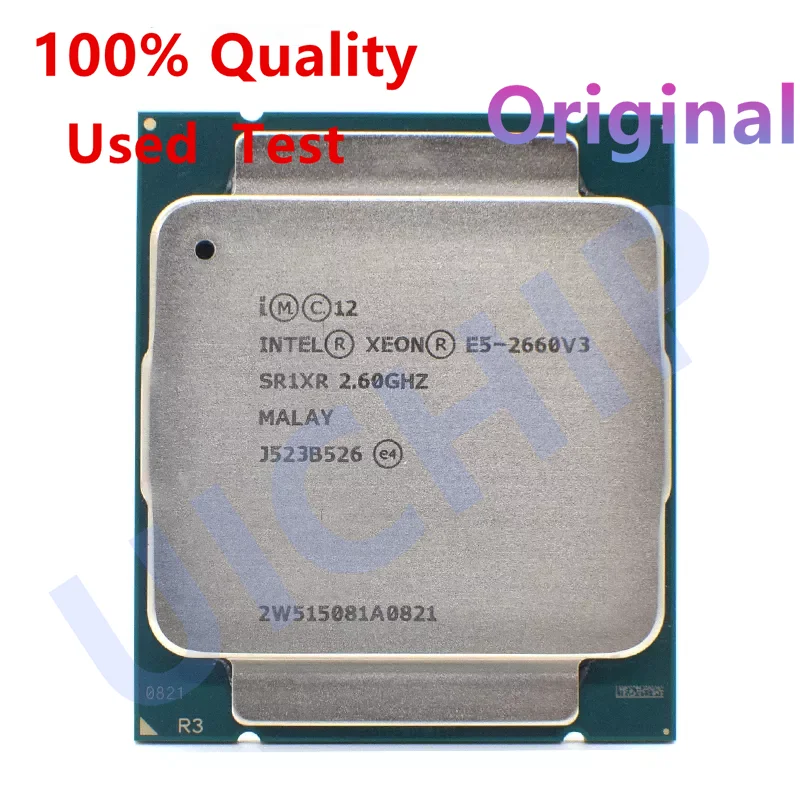 Intel Xeon CPU E5-2660V3 SR1XR for X99 DDR4 RAM 2.60GHz 10-Cores 25M LGA2011-3 E5-2660 V3 processor E5 2660V3 E5 2660 V3