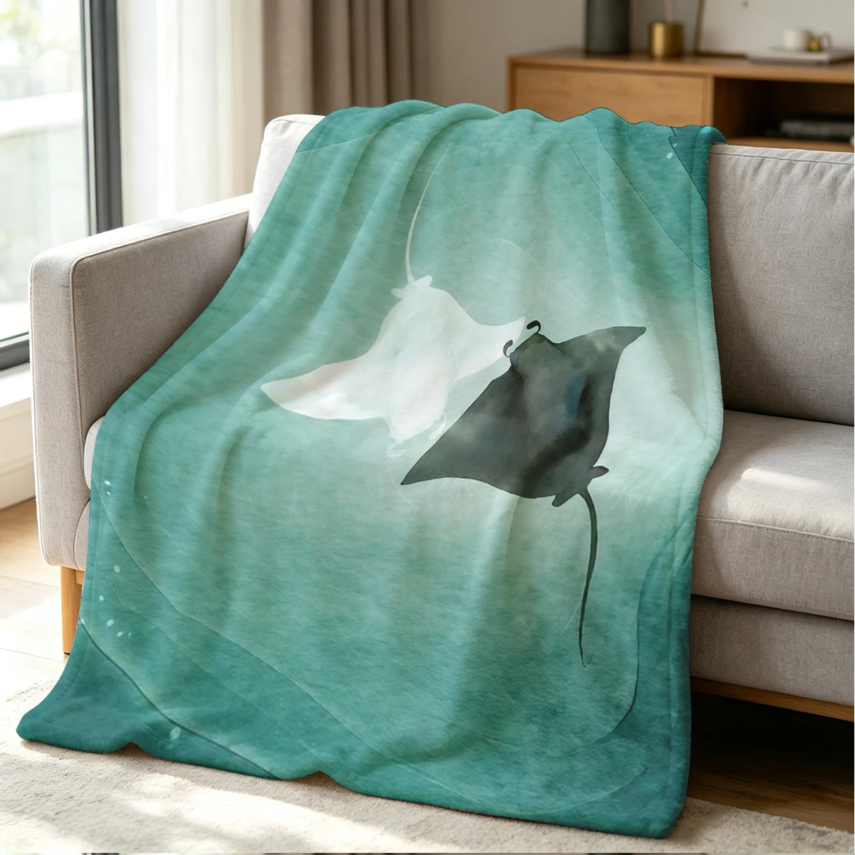 Manta Dance Blanket Soft Cozy Throw for Sofa Bed Festive Holiday Decor Gift for Kids and Adults,Lightweight and Warm