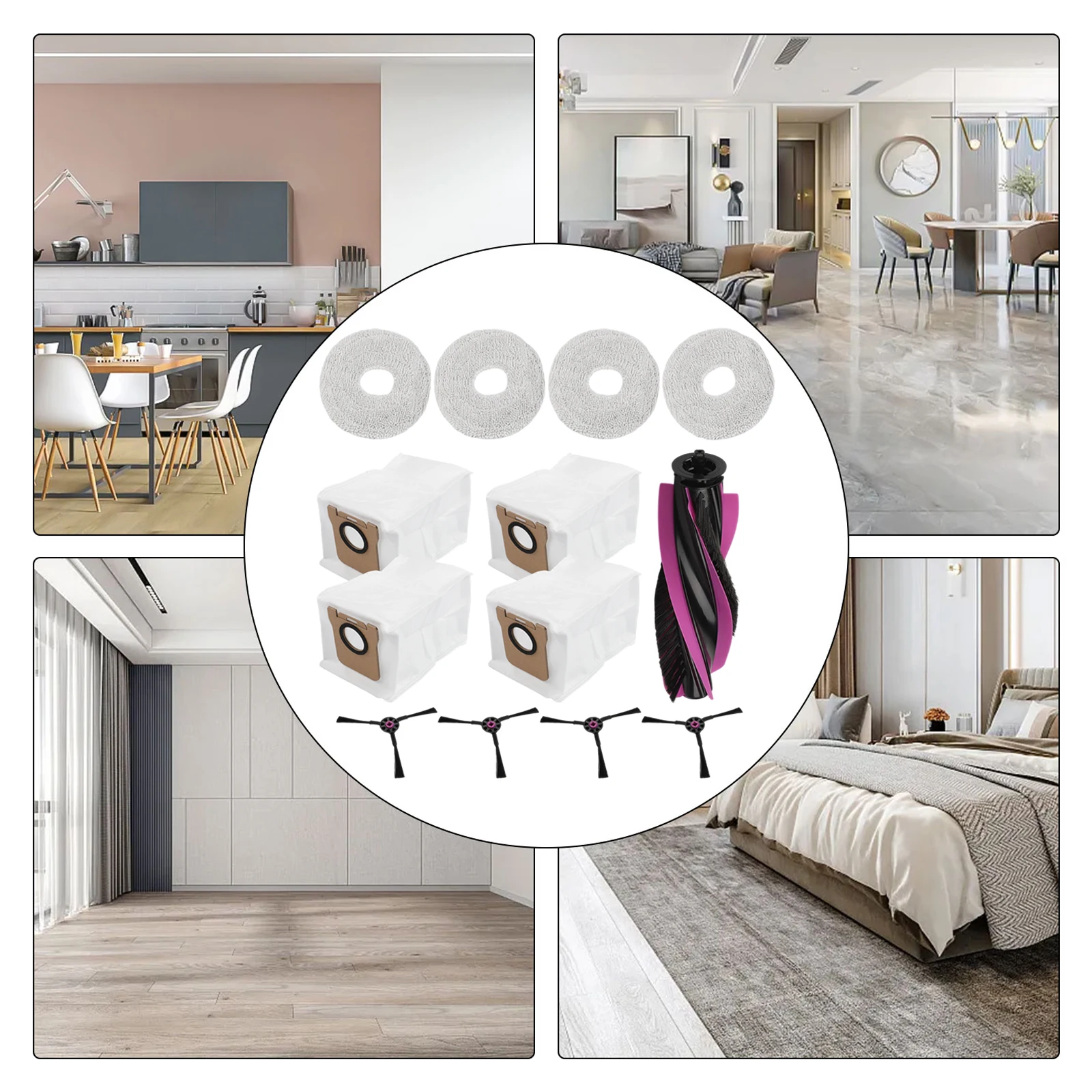 For Home Cleaning Vacuum Cleaner Parts for Cleaning Performance Accessories Robot Vacuum Comprehensive for Cleaning Kit