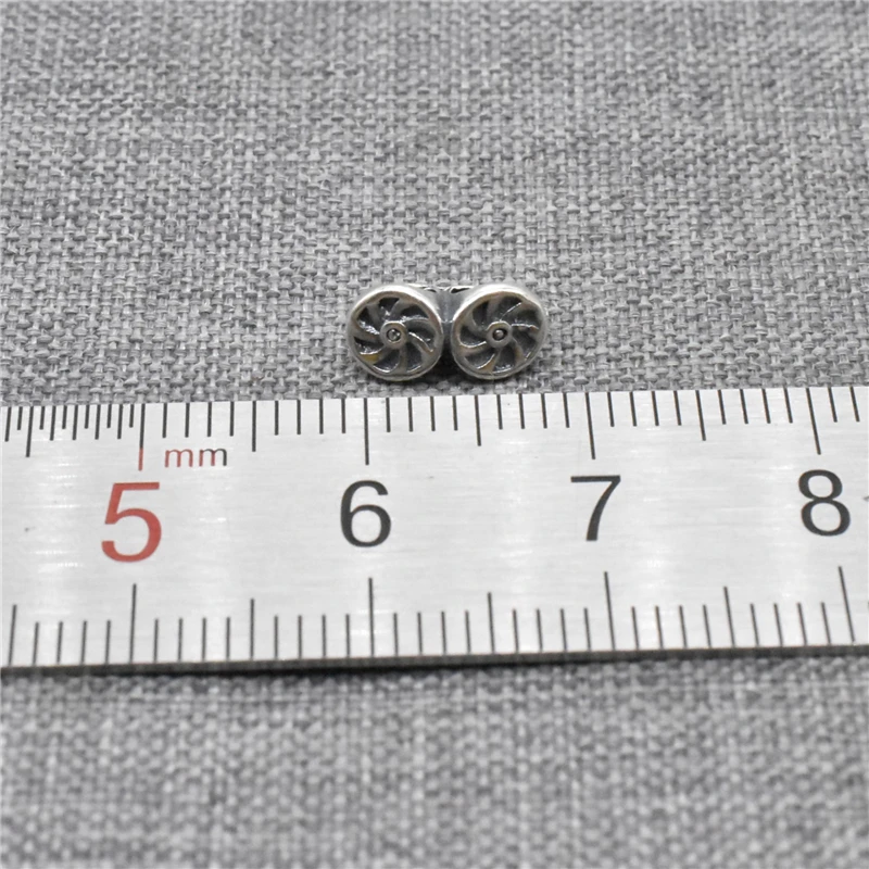 4 Pieces 925 Sterling Silver Two Hole Spiral Bar Spacers for Double Strand Jewelry