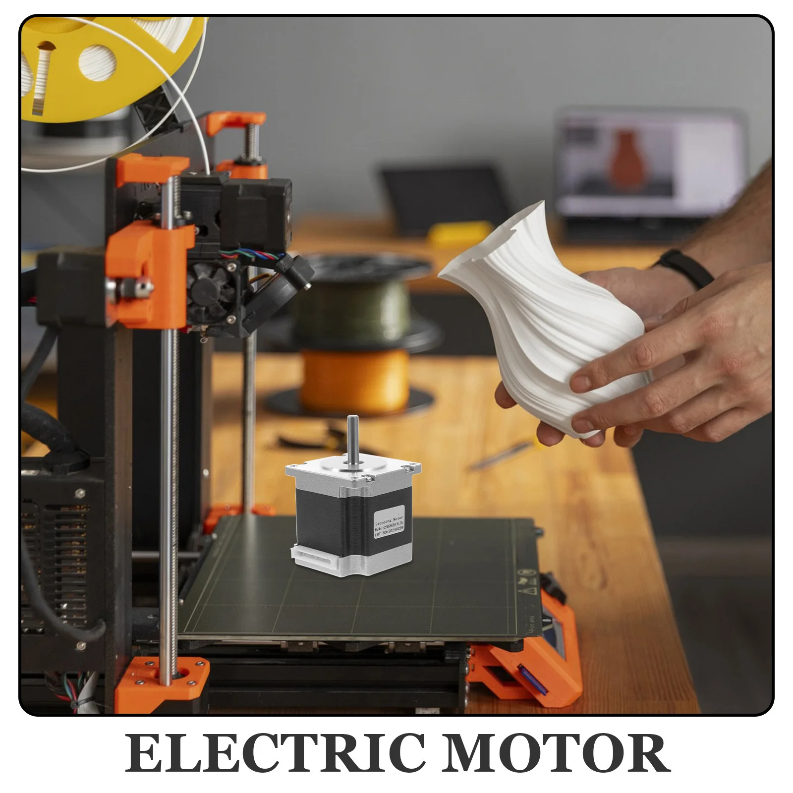 

Шаговый 2-проводной 1,8 градуса 2. 1,26 Нм, 56 мм, небольшой электродвигатель для 3D-принтера с ЧПУ, мини-редуктор Diy