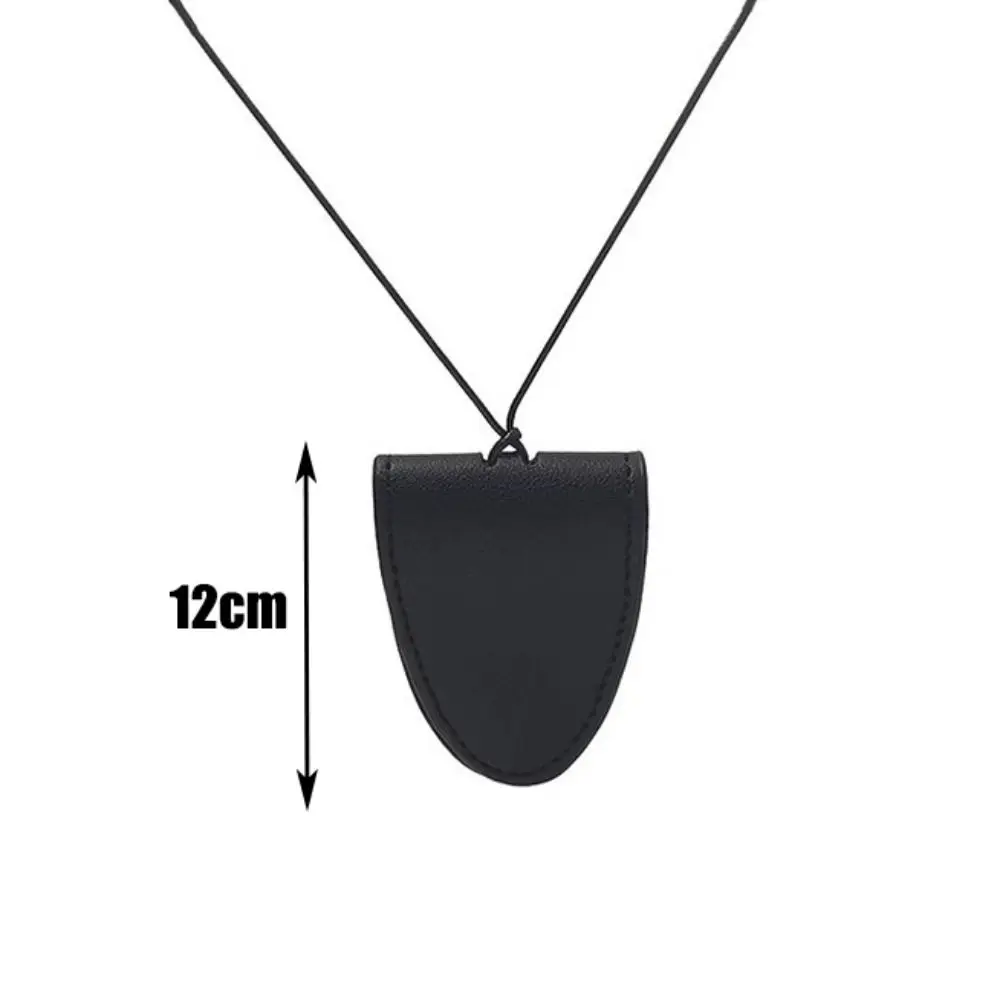 Torba do przechowywania okularów unisex wisiorek wisząca szyja skórzane okulary przeciwsłoneczne klips naszyjnik podróż na zewnątrz przenośne przechowywanie wisząca lina — zdjęcie 2