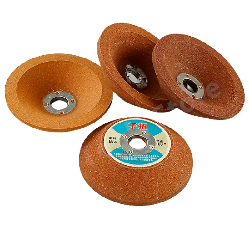 1/2/3PCS 97mm White Corundum Grinding Wheel Bowl Shape Grinding Cup Abrasive Cup Wheel Granite Ceramic Grinding Power Tools