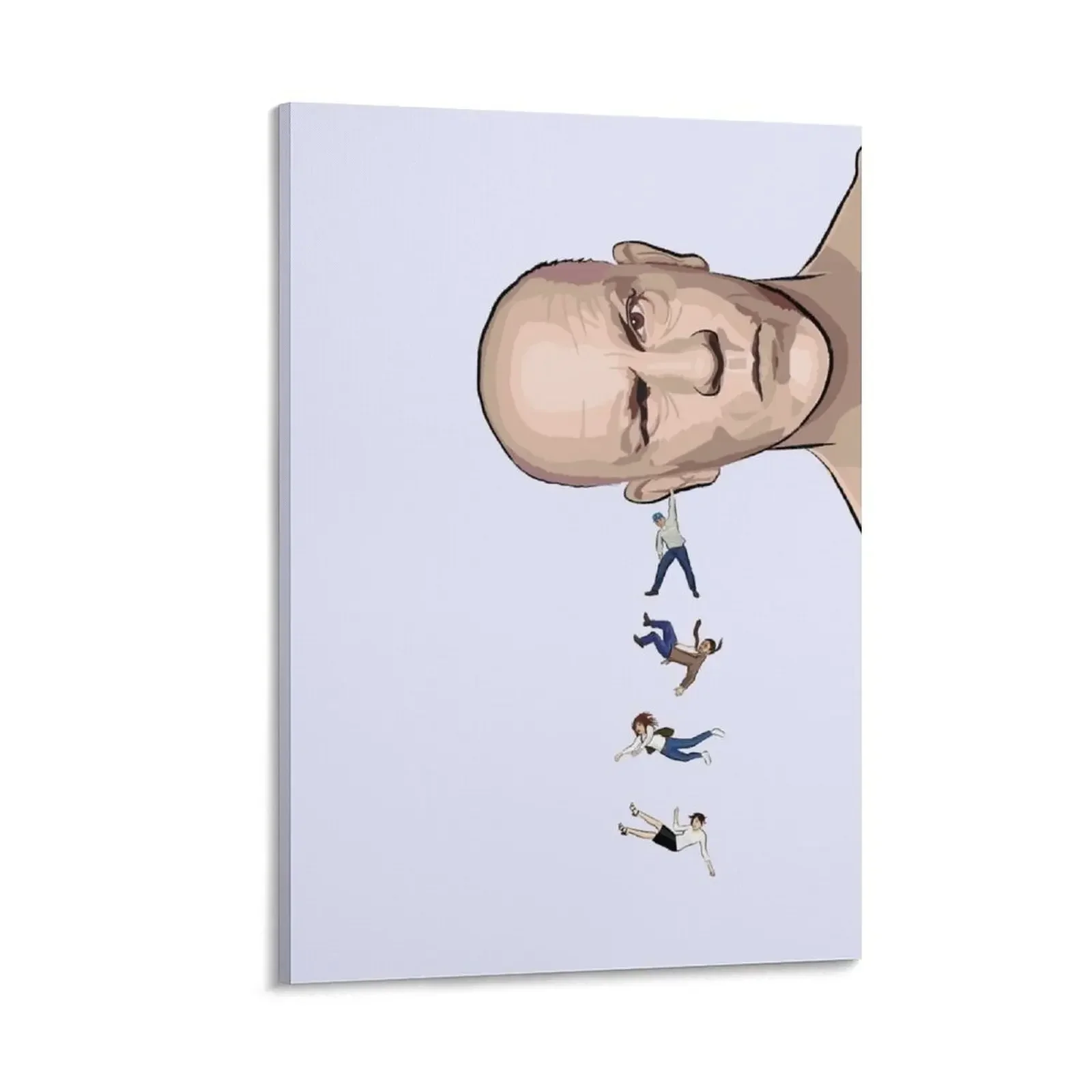 

Being John Malkovich falling Canvas Painting anime poster room decor decorative wall poster