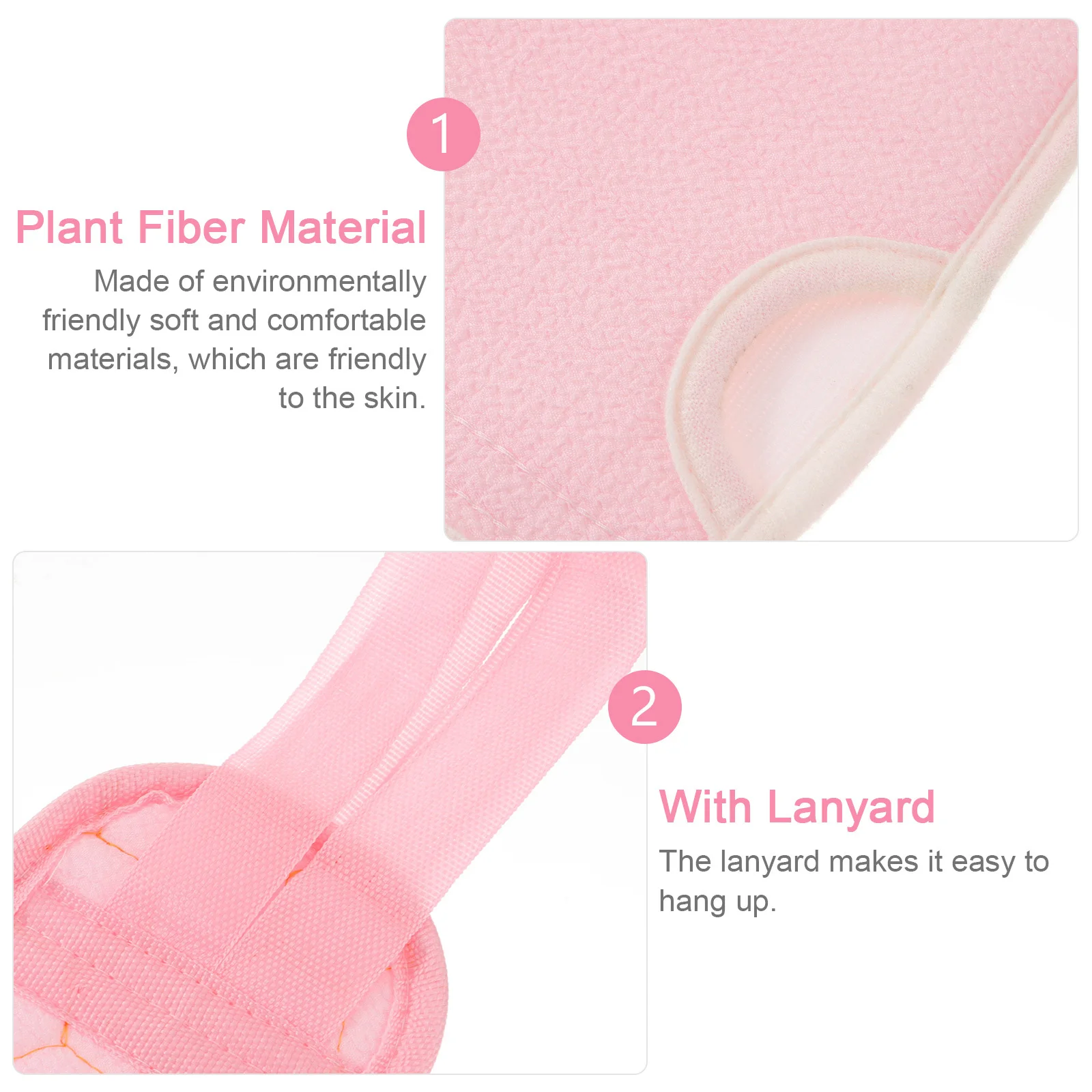 

2Pcs Body Brush and Exfoliating Glove Set for Deep Cleaning Back Front Skin Smooth Anti-Aging Bathing Massage Tools