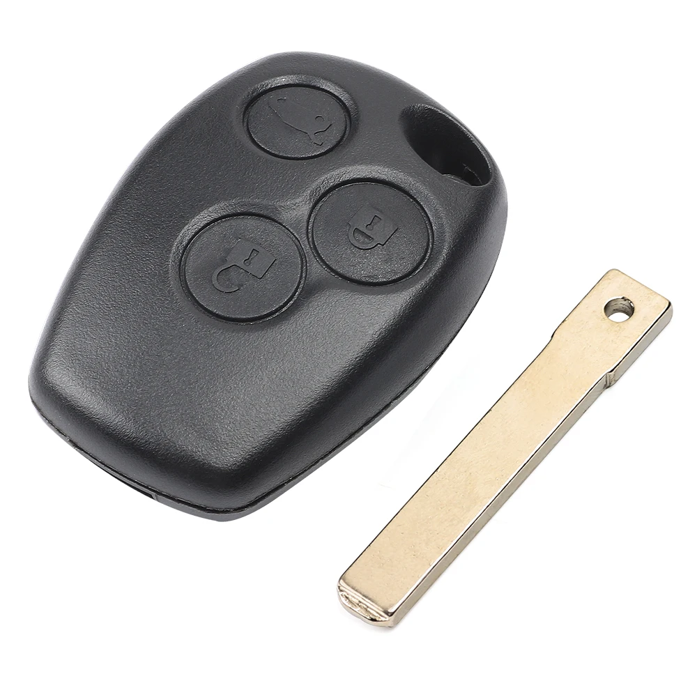 DIYKEY 433MHz PCF7961M HITAG AES 4A Chip 2 Button / 3 Button Remote Key Fob Uncut VA2 Blade for Renault Trafic Vauxhall Vivaro