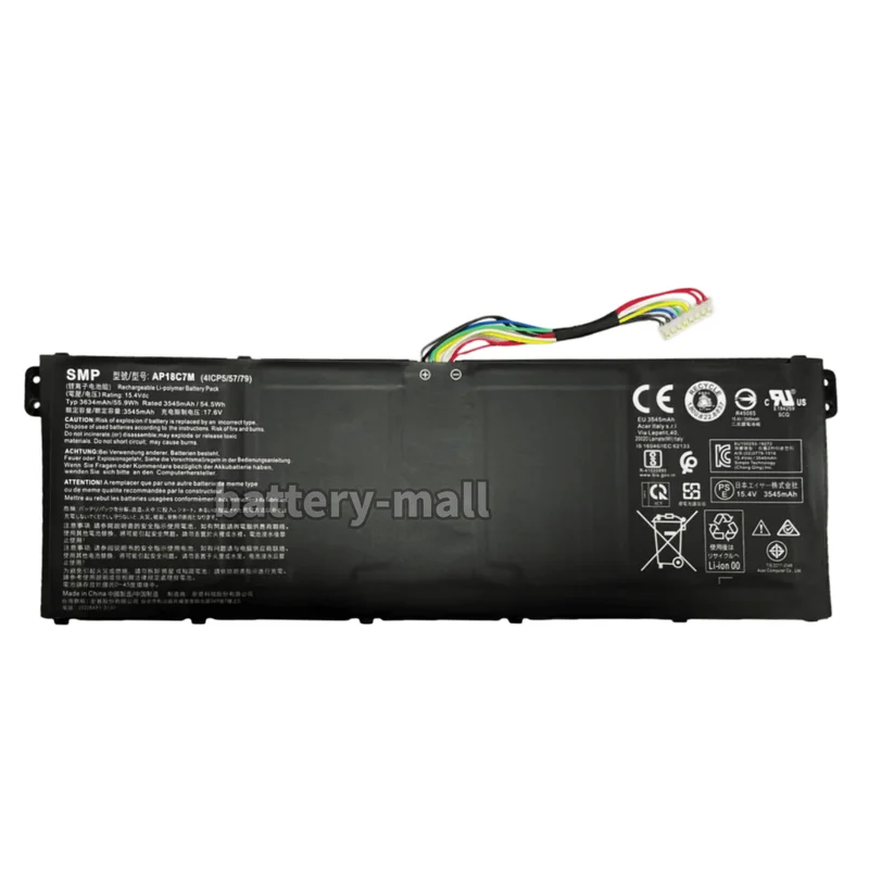 Authentic AP18C7M 4ICP5/57/79 Battery Suitable for Acer Swift 3 5 SF514 SF313-52 SF313-53