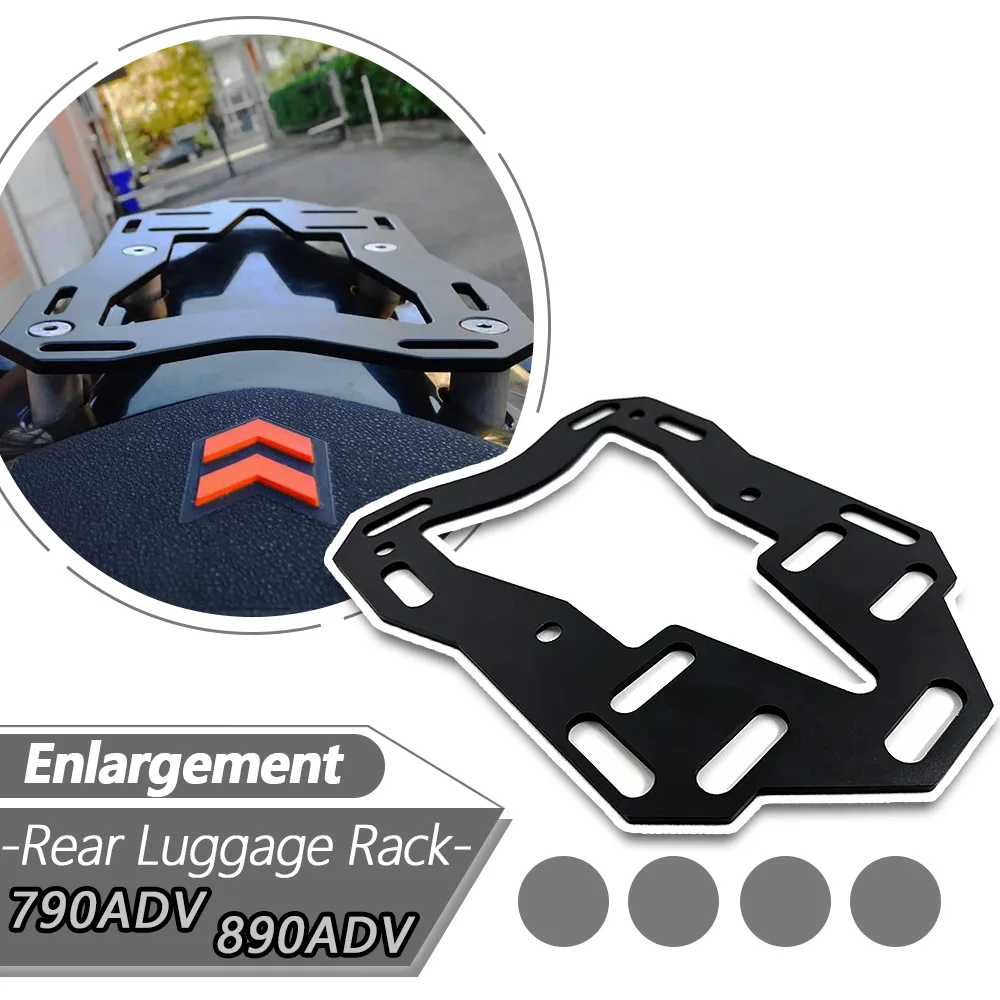 Rear Luggage Rack For 790 ADVENTURE 890 Adv Luggage Plate For Husqvarna Norden901 Rack Enlargement Carrier Rear Luggage