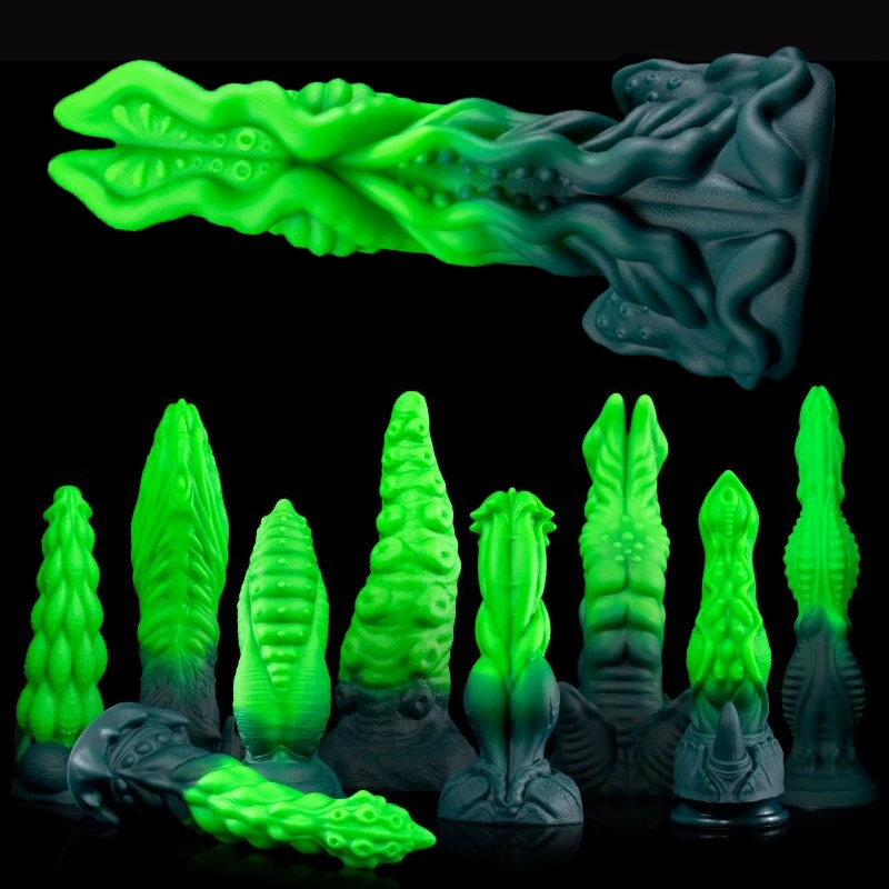 NEW Huge Alien Tentacle Butt Plug Fantasy Anal Dildo Rear Stimulator Adult Sex Toys Waterproof Silicone Strong suction cup 18+