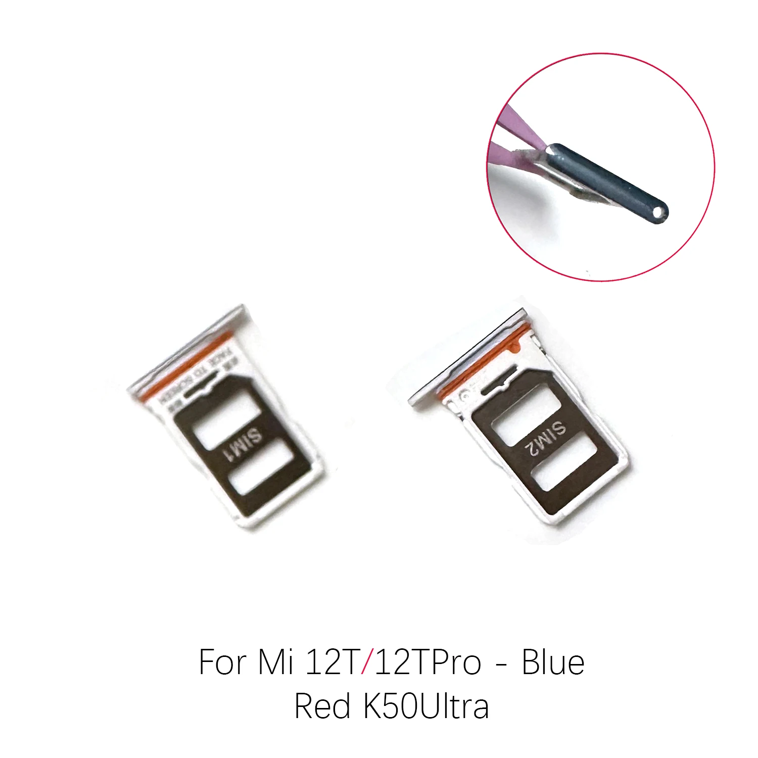 For Xiaomi 12 12x 12Lite 12Pro 12S 12T Sim Card Tray Slot Holder Socket Repair Parts
