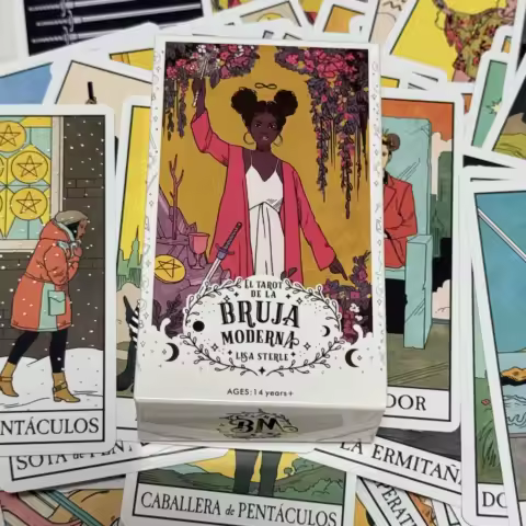 el Tarot de bruja moderna cards 78pcs Spanish Modern Witch Tarot deck Fate Divination Board Playing Game