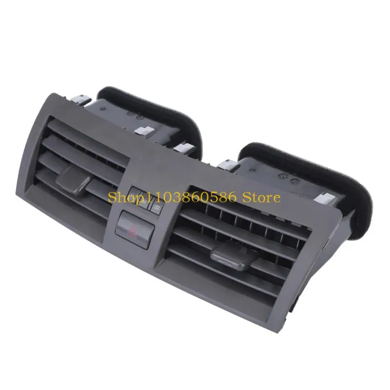 242A 55660-06100 Vehicle Dashboard Air Outlet Replacement with Two Rectangular Sections, Horizontal Louvers, Center Buttons and