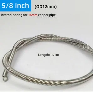 Tube Bender Set for Pipe O D 14 516 38 12 and 58 Inch Spring Steel Tubing Benders for Accurate Metal Pipe Bending