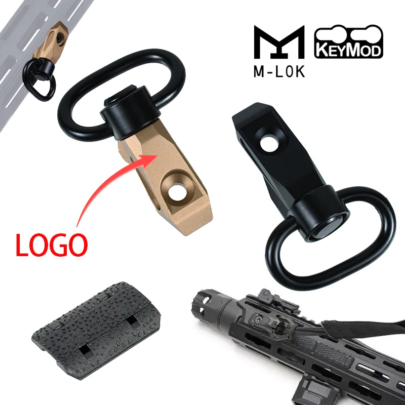 

Тактическая металлическая пряжка из алюминиевого сплава Si Angled QD Sling Swive 20 мм KeyMod MLOK System Rail Металлические стальные кнопки под давлением Hot