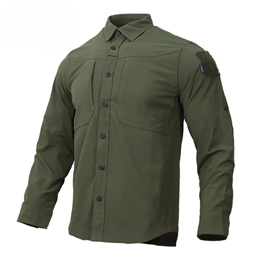 

Emersongear Tactical Shirt Men's Breathable Ventilation Quick-Dry Multi-Pocket Commuter Shirt for Outdoor Hiking Travel EMB9553