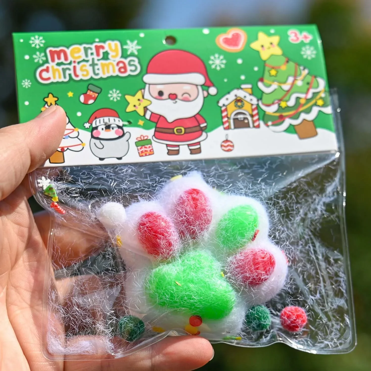 

Милая кавайная кошачья лапа, мягкая игрушка для снятия стресса-TPR и силиконовая игрушка-непоседа с мехом, мини-плюшевая кошачья лапа, идеально подходящая для снятия тревоги