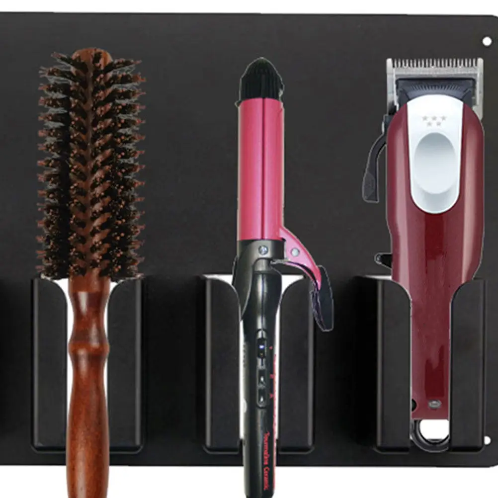 

1Pcs Hair Clipper Storage Shelf Strong Wall Mounted Holder Rack Hairdressing Tool Container for Barber Salon Organization