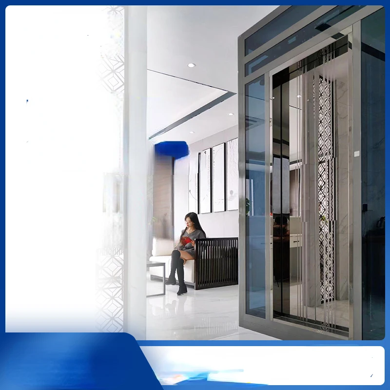 Hydraulic Villa Elevator Household Elevator Two Three Four Five Floor Small Elevator Sightseeing Mute Elevator