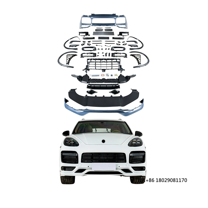 

Подходит для 2011-2011 958.1 Обновление 9Y0/9YA Body Kit SportDesign Передний бампер Передняя губа