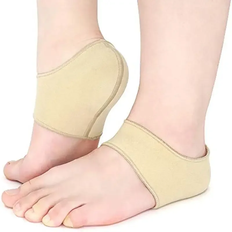 New Heel Cover Protectors Cracked Sleeve Heel Pads Cups Relieve Pain Plantar Fasciitis Heel Spur Foot Care Skin Repair Cushion