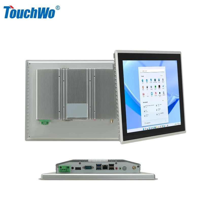 12/15/17/19 Inch Fanless Embedded Touch Panel PCAll In One Touchscreen Computer