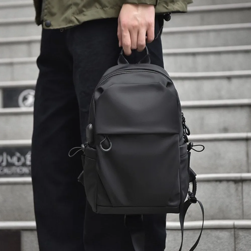 

Fashion Oxford Cloth Men Chest Bag Multi-layer Large Capacity Mini Travel Shoulder Bag Black Wear-resistant Crossbody Bag