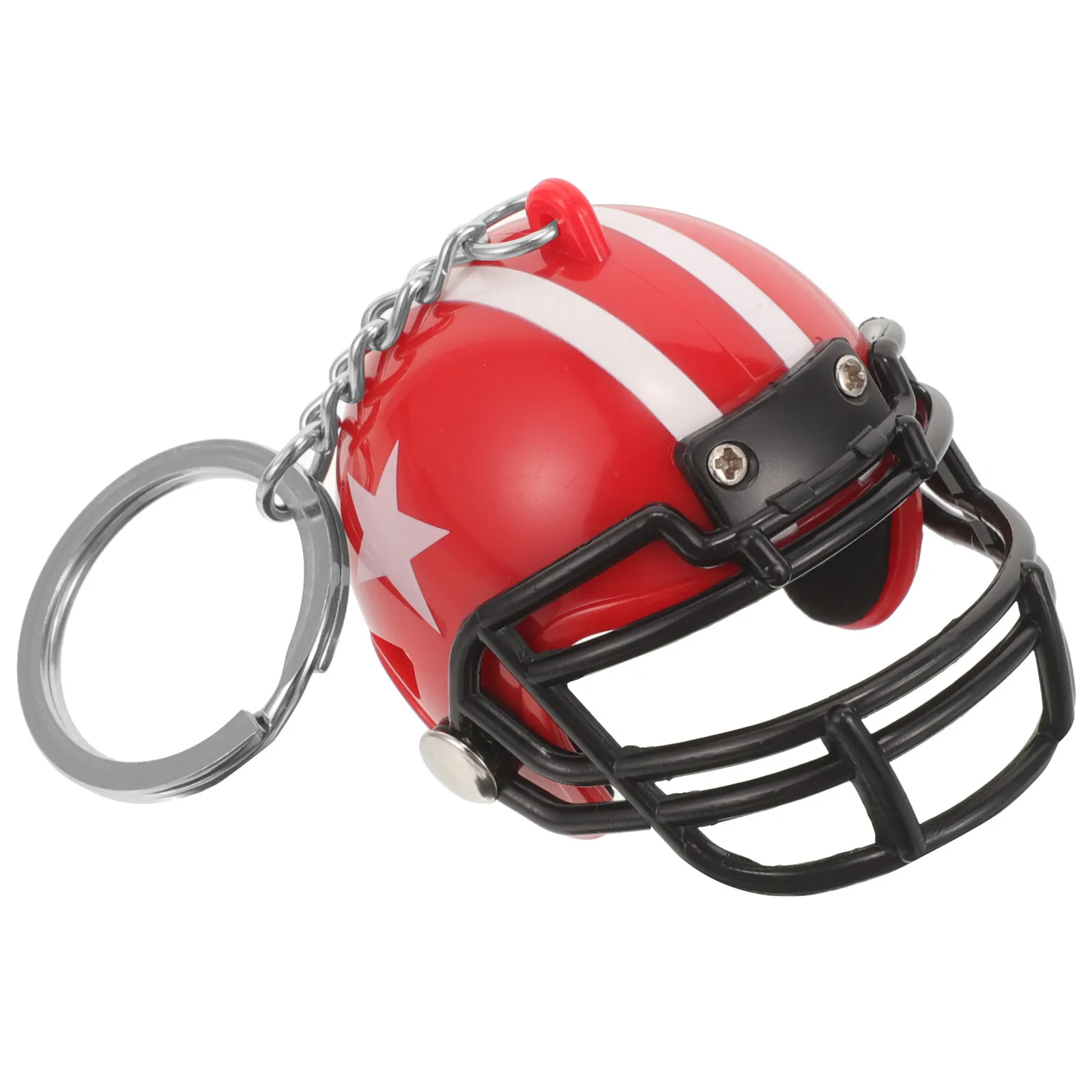 Exquisite Football Keychain Plastic Rust Resistant Fine Craftsmanship Bag Keychain Sports Key Ring Pendant